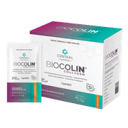 Biocolin collangen - sabor tangerina  - suplemento em capsulas da central nutrition